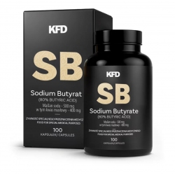 KFD Sodium Butyrate - 100 kaps. (Maślan sodu - standaryzacja aż 80%)