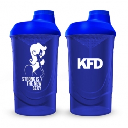 KFD SHAKER PRO Zakręcany 600 ml - Niebieski