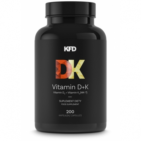 KFD Vitamin D3+K2 (MK-7 (z natto)) - 200 tabletek