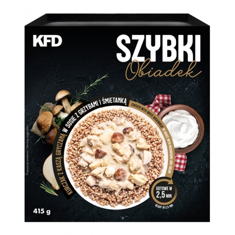 KFD Szybki Obiadek - Kurczak z makaronem w sosie z papryką i pomidorami - 410 g 
