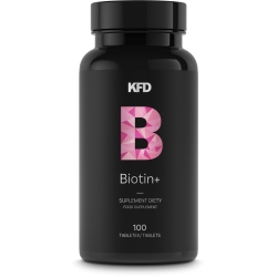 KFD Biotin Complex - 100 tabl. (Biotyna, Cynk, Selen, Kwas foliowy, Ekstrakt z bambusa)