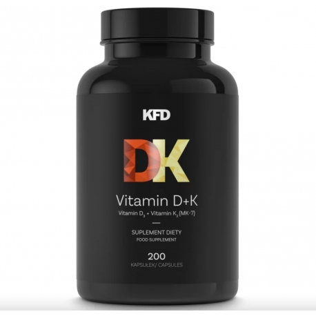KFD VITAMIN D3+K2 (MK-7 Z NATTO) - 200 KAPSUŁEK